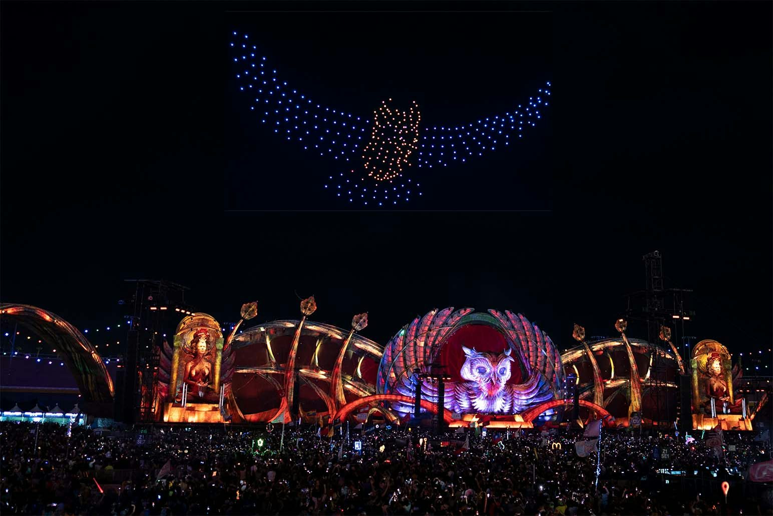 Drone technology pioneers Verge Aero and Drone Stories joined forces in October to deliver an incredible, perfectly programmed show to mark the 25th anniversary of Electric Daisy Carnival in Las Vegas.